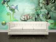 Fantasy mermaid Wall Mural-Sci-Fi & Fantasy-Eazywallz