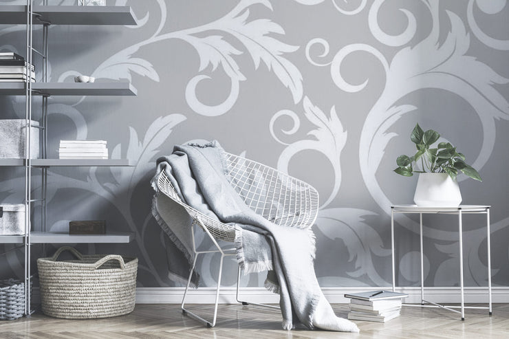 Grey Garden Wallpaper Mural