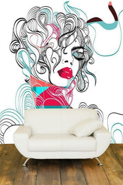 Haute Couture Wall Mural-Abstract,Modern Graphics,Featured Category of the Month-Eazywallz