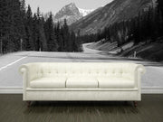 Highway to the Rocky mountains Wall Mural-Landscapes & Nature-Eazywallz
