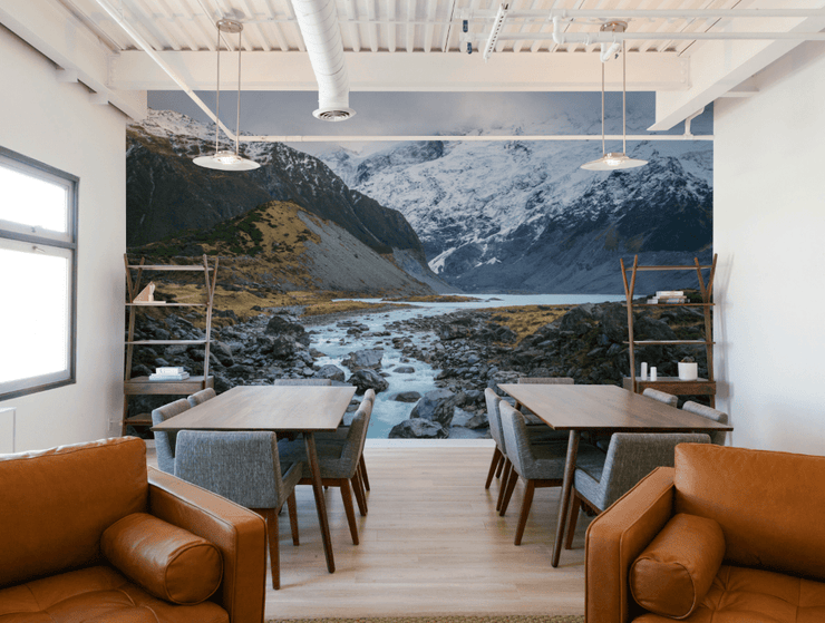 Hooker Lake, New Zealand Wall Mural-Landscapes & Nature-Eazywallz