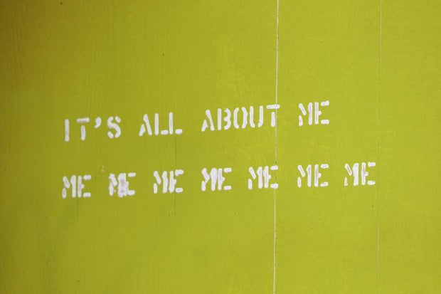 It's all about me Wall Mural-Urban,Words-Eazywallz