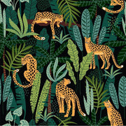 Jungle Leopard Removable Wallpaper-wallpaper-Eazywallz