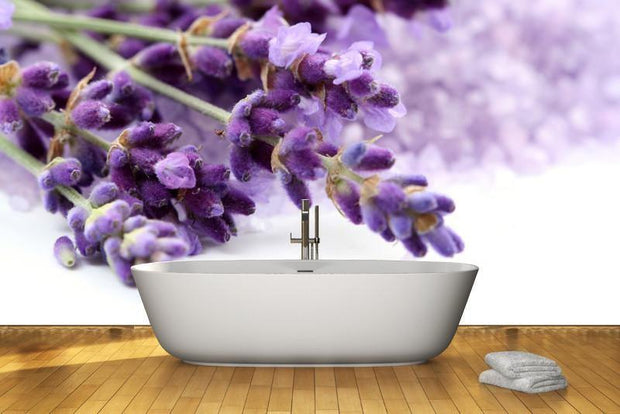 Lavender flower Wall Mural-Florals,Macro,Featured Category of the Month-Eazywallz