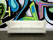 Number 2 graffiti Wall Mural-Urban,Modern Graphics,Staff Favourite Murals-Eazywallz