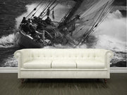 Old sailboat on the sea Wall Mural-Sports,Transportation-Eazywallz