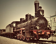 Old vintage steam train Wall Mural-Transportation,Vintage-Eazywallz