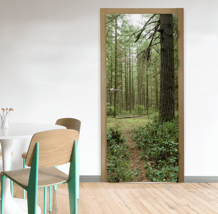Oregon Forest Trail Door Mural-Landscapes & Nature-Eazywallz