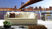 Panoramic Manhattan Bridge at Dawn Wall Mural-Buildings & Landmarks,Cityscapes,Panoramic,Featured Category-Eazywallz