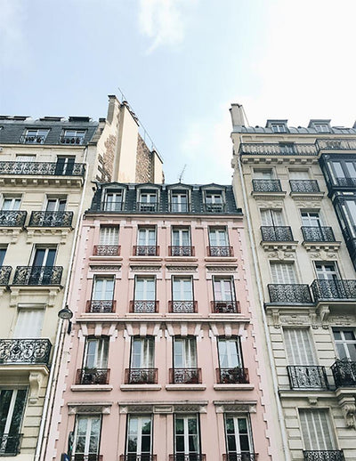 Parisian Apartment Buildings Wall Mural-Urban-Eazywallz