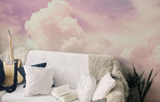 Pink Clouds Wall Mural-Landscapes & Nature-Eazywallz