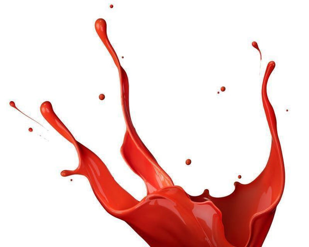 Red paint splash Wall Mural-Abstract-Eazywallz