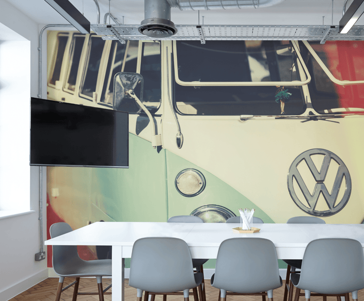 Retro Filter Volkswagen Wall Mural-Vintage-Eazywallz