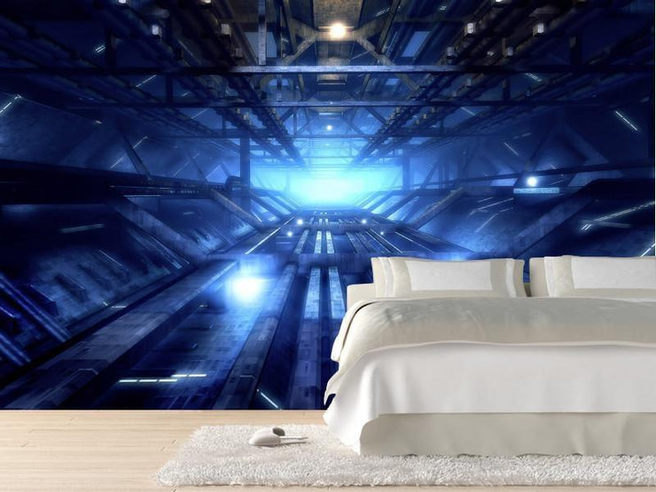 Sci-Fi industrial structure Wall Mural-Sci-Fi & Fantasy-Eazywallz