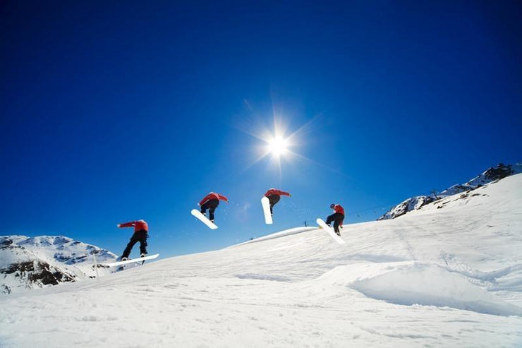 Sequence shot of snowboarder Wall Mural-Sports-Eazywallz