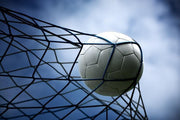 Soccer ball in the goal Wall Mural-Sports-Eazywallz