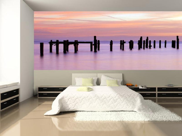 Sunrise in Dorset, England Wall Mural-Landscapes & Nature,Panoramic-Eazywallz