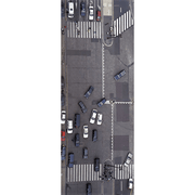 Traffic Intersection Door Mural-Transportation-Eazywallz