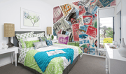 US Vintage Post Stamp Collection Wall Mural-Vintage-Eazywallz
