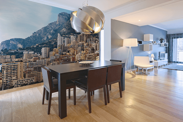 View of Monte Carlo Wall Mural-Cityscapes-Eazywallz