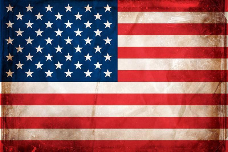 Vintage american flag Wall Mural-Vintage-Eazywallz