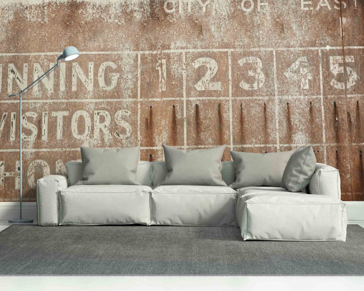 Vintage Baseball Scoreboard Wall Mural-Sports-Eazywallz