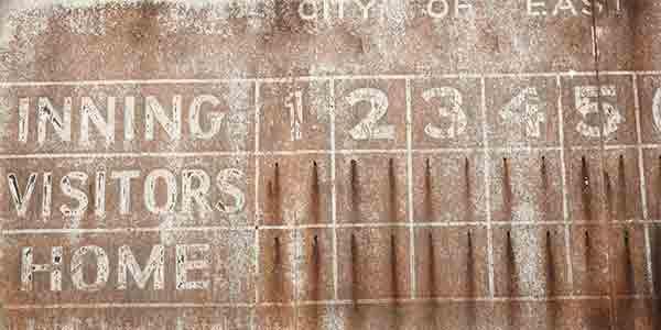 Vintage Baseball Scoreboard Wall Mural-Sports-Eazywallz
