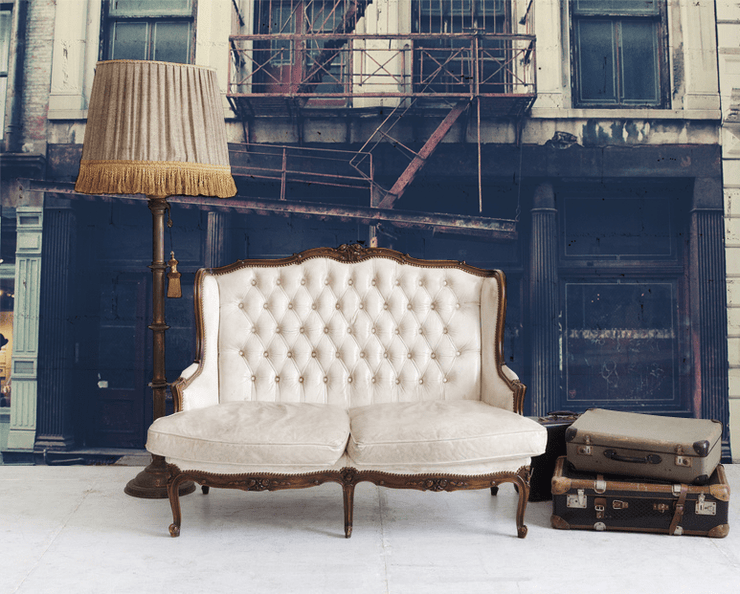 Vintage Building in NYC Wall Mural-Cityscapes-Eazywallz