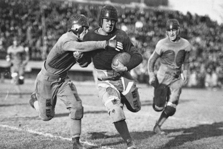 Vintage Football Action Wall Mural-Sports-Eazywallz
