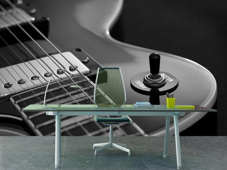 Vintage guitar Wall Mural-Arts,Macro-Eazywallz