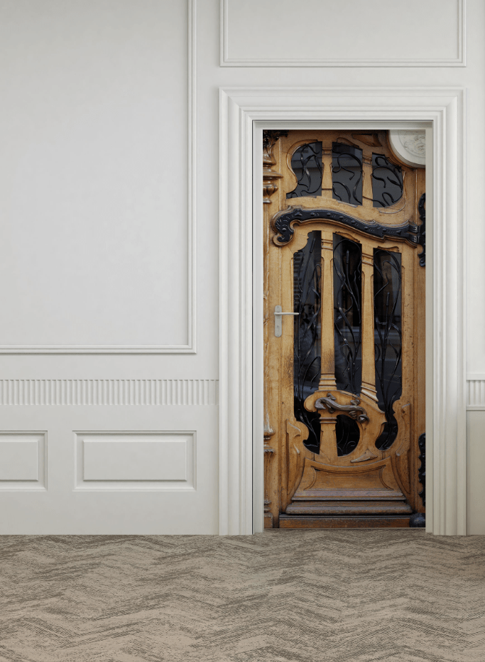 Vintage Paris Door Mural-vintage-Eazywallz
