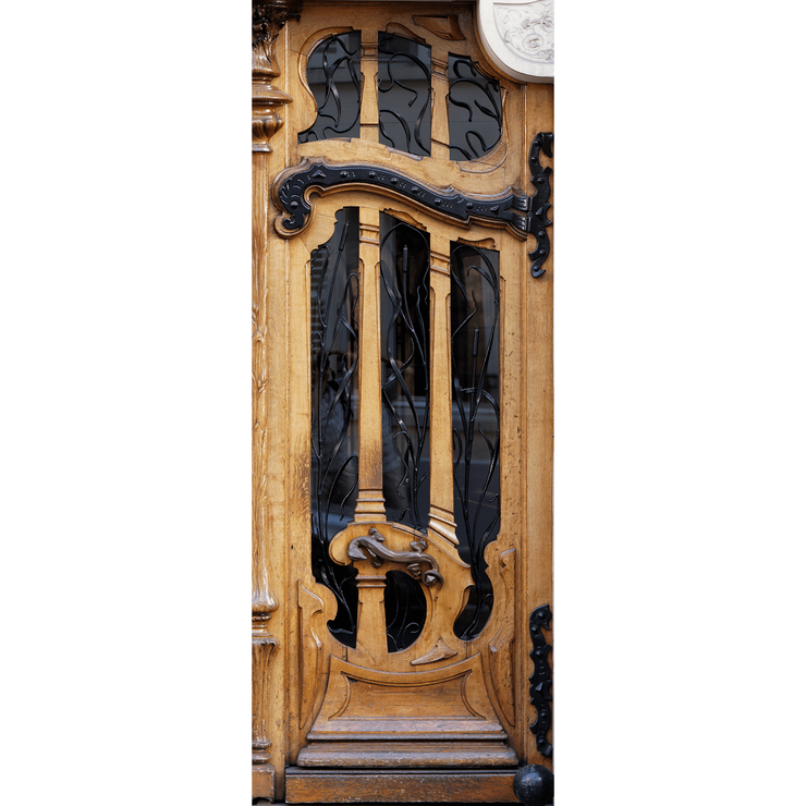 Vintage Paris Door Mural-vintage-Eazywallz