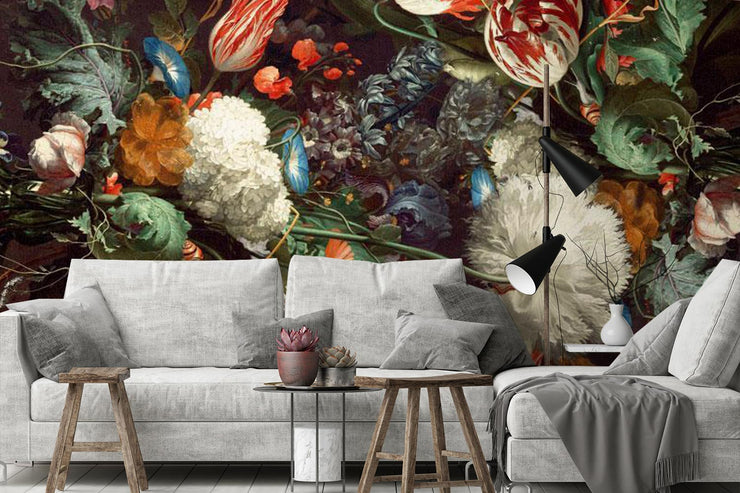 Vintage Still Floral 2 Wallpaper Mural