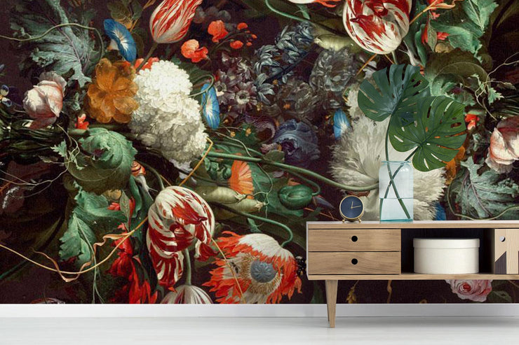 Vintage Still Floral 2 Wallpaper Mural