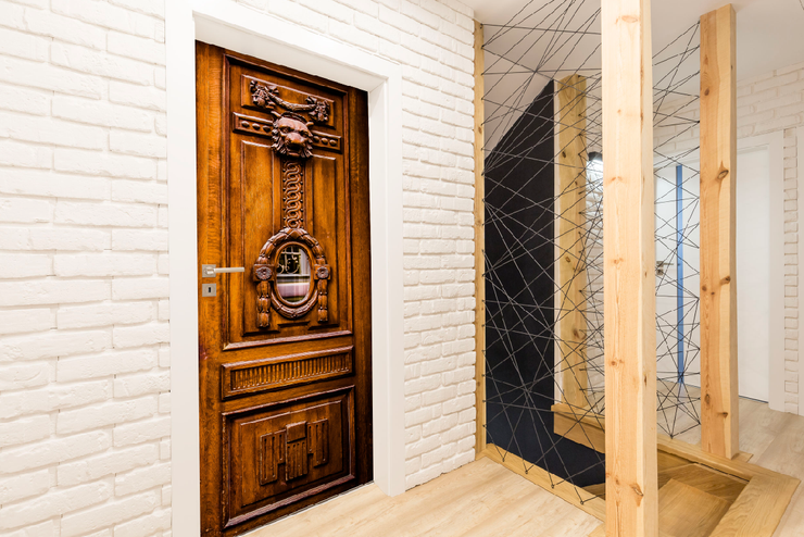 Vintage Wooden Carved Door Mural Wall Mural-Textures-Eazywallz
